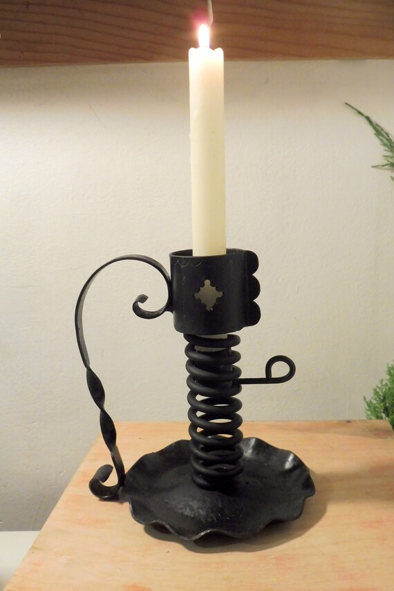 Chic Antique Kerzenständer für Baumkerzen weiß Metall Advent Weihnachten Shabby