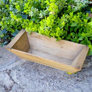 alter kleiner WASCHTROG Holz natur Handarbeit DEKO