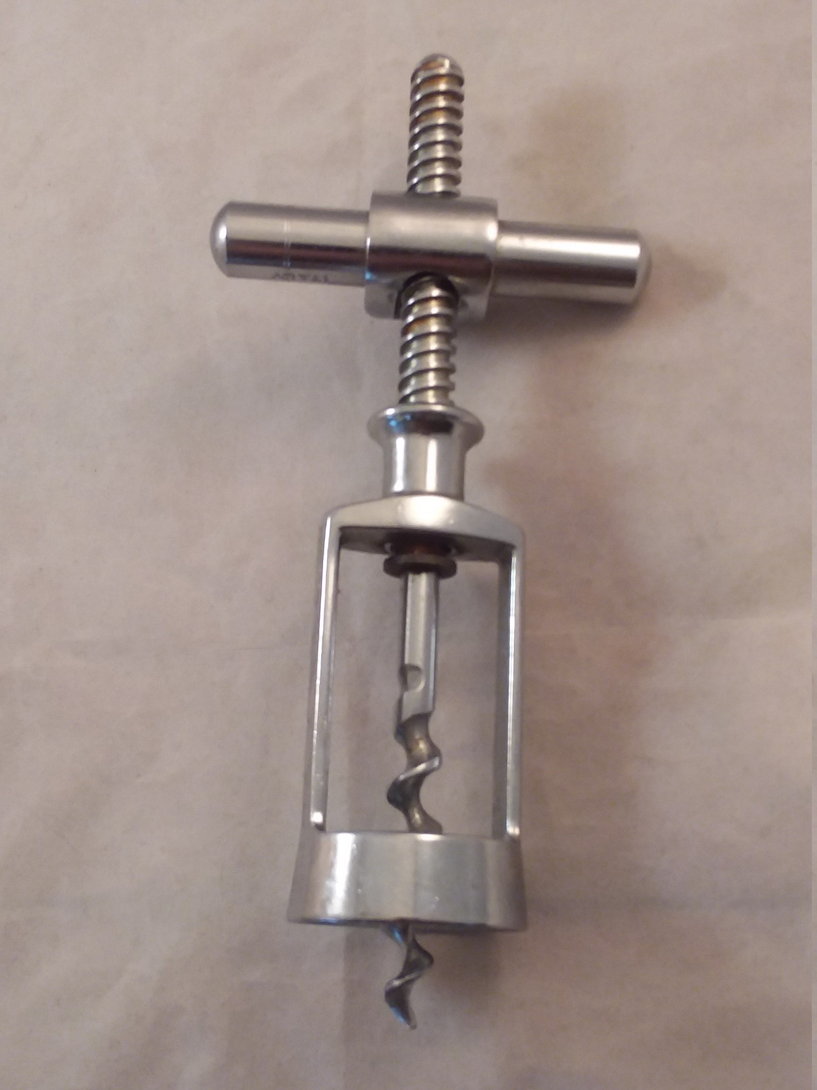 Italian Chrome Corkscrew with Ingenious Swivel to aid in cork Etsy