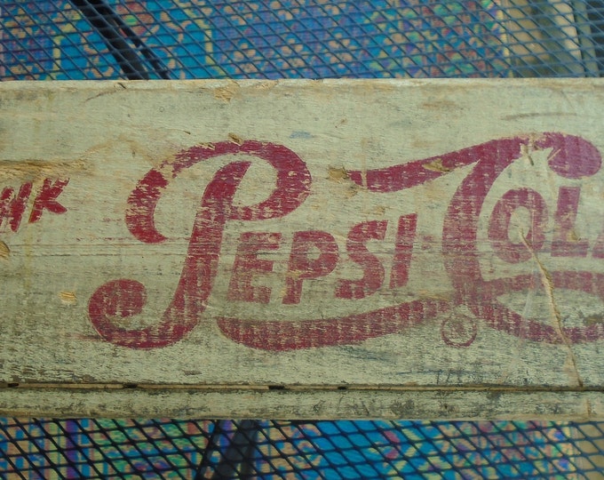 Antique Wooden Pepsicola Crate / Case Etsy