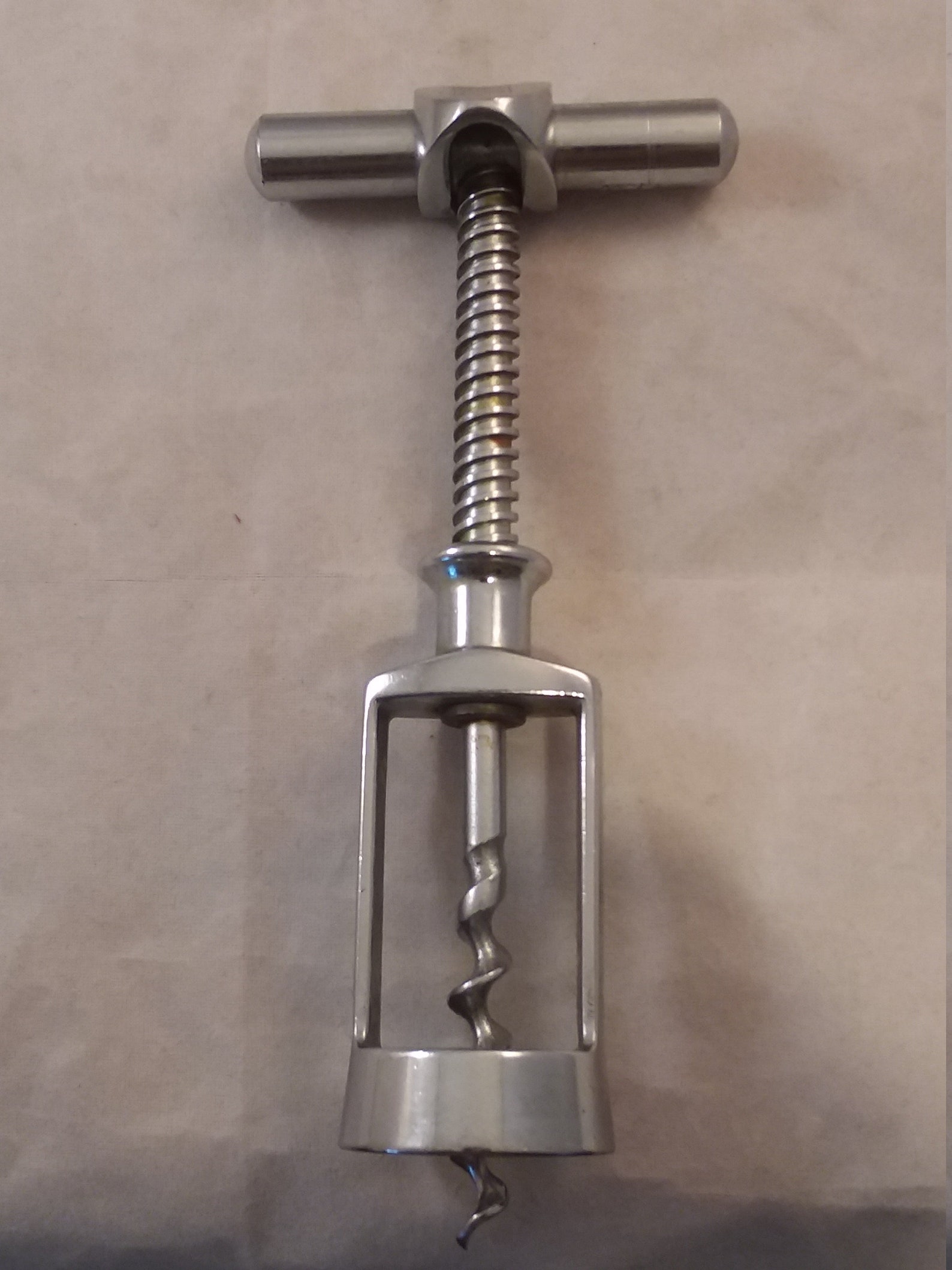 Italian Chrome Corkscrew with Ingenious Swivel to aid in cork Etsy