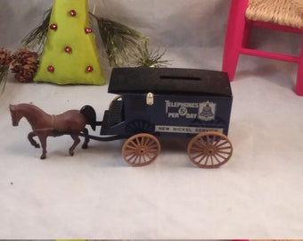 Savings Bank, Horse and Wagon by ERTL Co., Long Distance Telephone