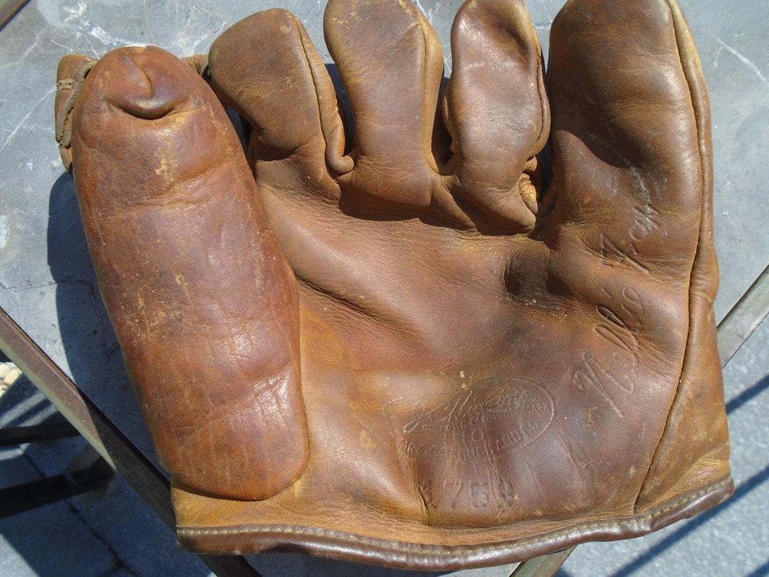 Nellie Fox Baseball Glove Model White Sox Second Baseman of Etsy