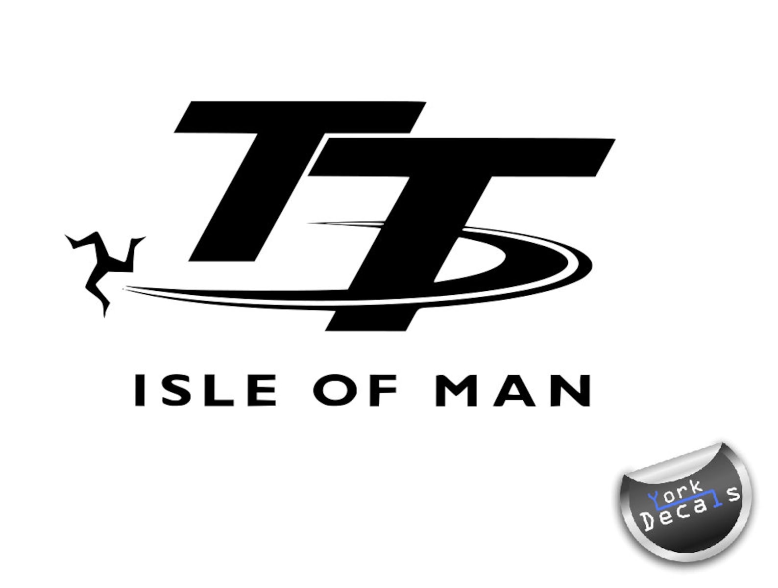 Isle of Man TT Races Logo Car Van Motorcycle Wall Door Etsy