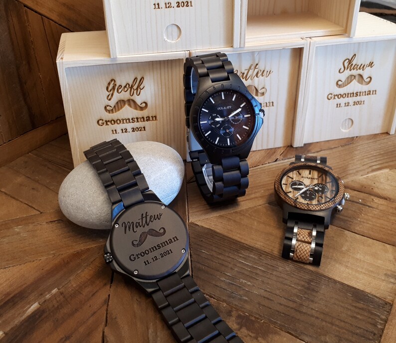 Personalized Groomsmen Watches For Men Personalized Groomsmen