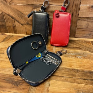 Leather Key Pocket, Key Holder Keychain, Key Organizer, Leather car keychain, Handmade Genuine,Key Holder, Leather key case, Wallet keychain