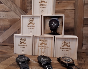 Set of Groomsmen Watches, Personalized Watches, Groom watches, Father of the Groom gift, Mens watch, Best Man  watch, Wedding gift for him