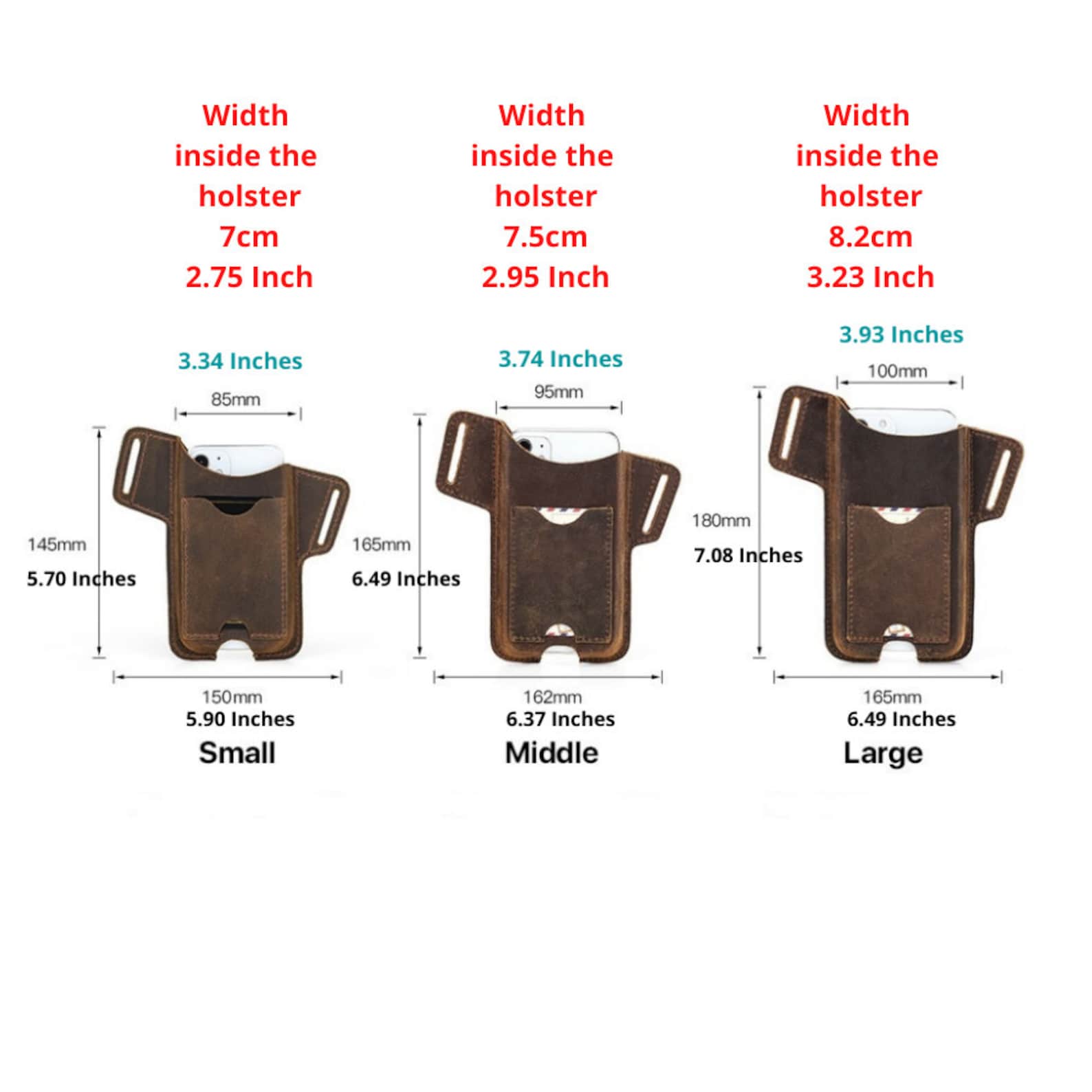 Custom Cell Phone Holster Phone Leather Holster Smartphone Etsy Canada