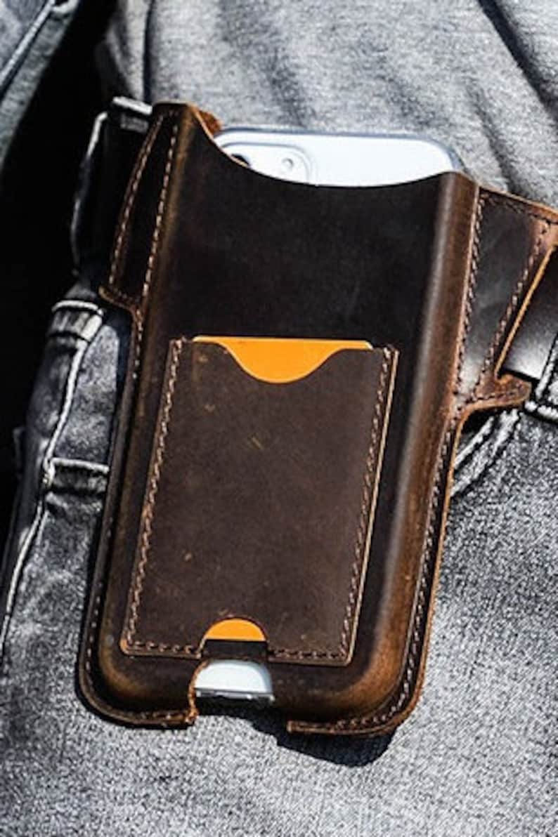 Custom Cell Phone Holster Phone Leather Holster Smartphone Etsy Canada