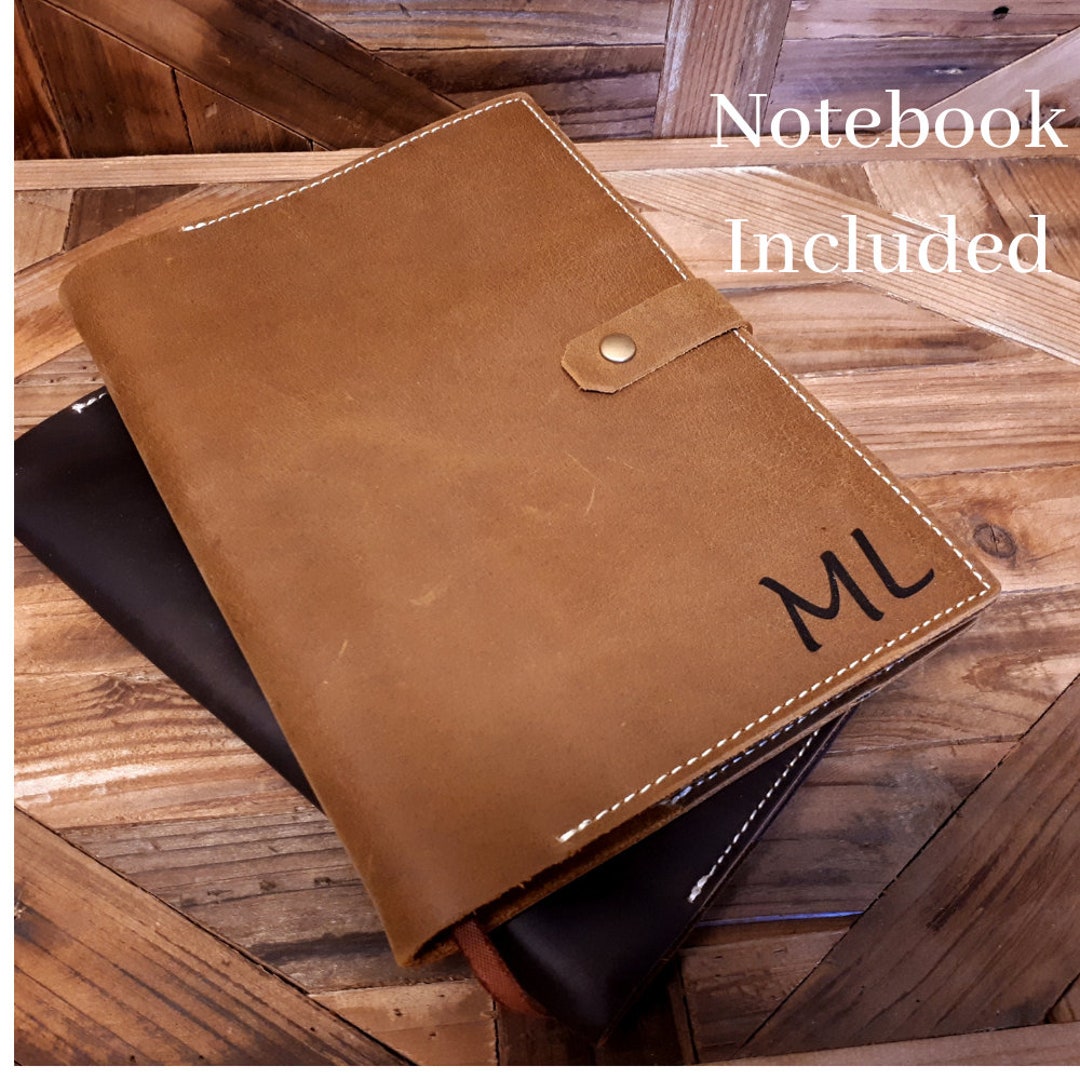 Personalized A5 Leather Journal, Refillable Rustic Notebook - Etsy