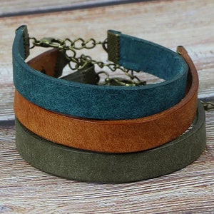 Leather Bracelet, Personalized leather bracelet, Engraved leather bracelet, Gift for girlfriend, Womens Leather Bracelets, Band, Women band