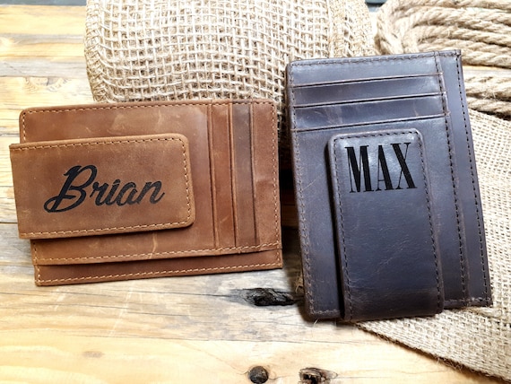 Portafoglio Uomo Slim, Porta Carte Di Credito Uomo Piccolo Con Chiusura Magnetica & Finestra ID & Protezione RFID, Portacarte In Pelle Pop-up Per 11 Carte, Porta Tessere Con Portamonete E Banconote - Foto 10