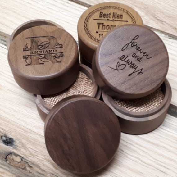 Anello Da Uomo In Legno Di Whisky, Anello In Tungsteno, Anello Da Uomo In Legno Di Whisky, Anello Da Uomo In Legno, Anello Martellato - Italia - Foto 9