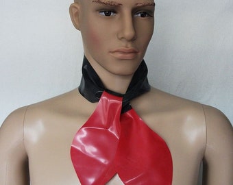 Latex chlorinated neckerchief to tie