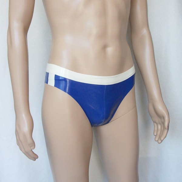 Latex Badehose Slip Herren, swimming trunks, briefs