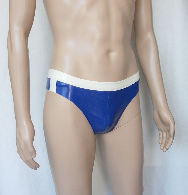 Herren latex slip
