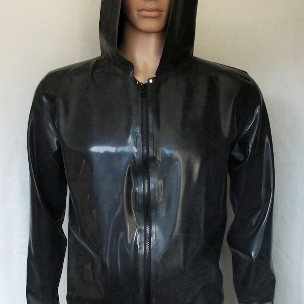 Latex Hoodie lange Ärmel