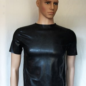 Latex chlorinated t-shirt men