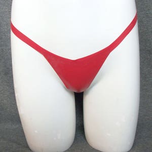 Women's Latex Thong Briefs