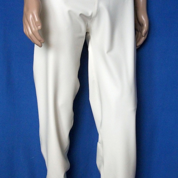 Latex jogging pants