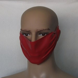 Latex chlorinated face mask, headband, neckerchief