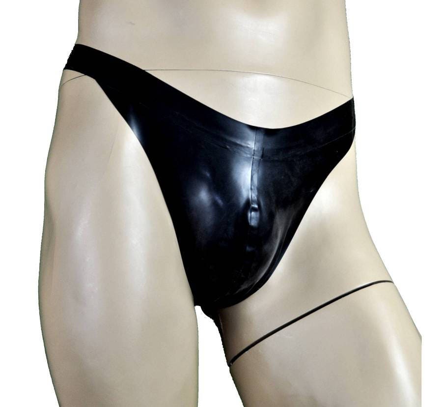 Herren latex slip