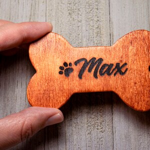 Dog Dad Fathers Day Dog Name Personalized Dog Magnet, Dog Loss Gift, Pet Memorial Magnet, Personalized Magnet, Pet Lover Magnet, Dog Gifts