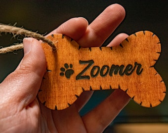 Personalized on Sale, Christmas Dog Ornament, Laser Engraved, Custom ornaments, Dog Gift, Dog Memory, Engraved, Gifts for dog lover