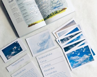 Ensemble d'apprentissage Montessori en 3 parties Nuages