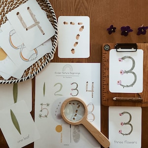 Kinder Nature Beginnend Art Numbers