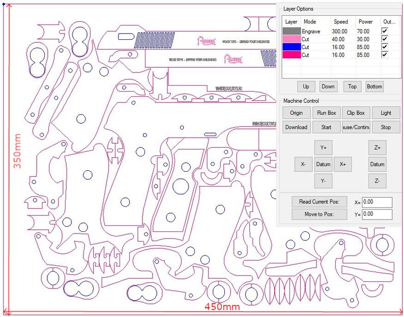 Beretta M9, Rubber Band Gun. Vector Dxf, Plt, Pwj5 Files for Laser Cutcnc Etsy