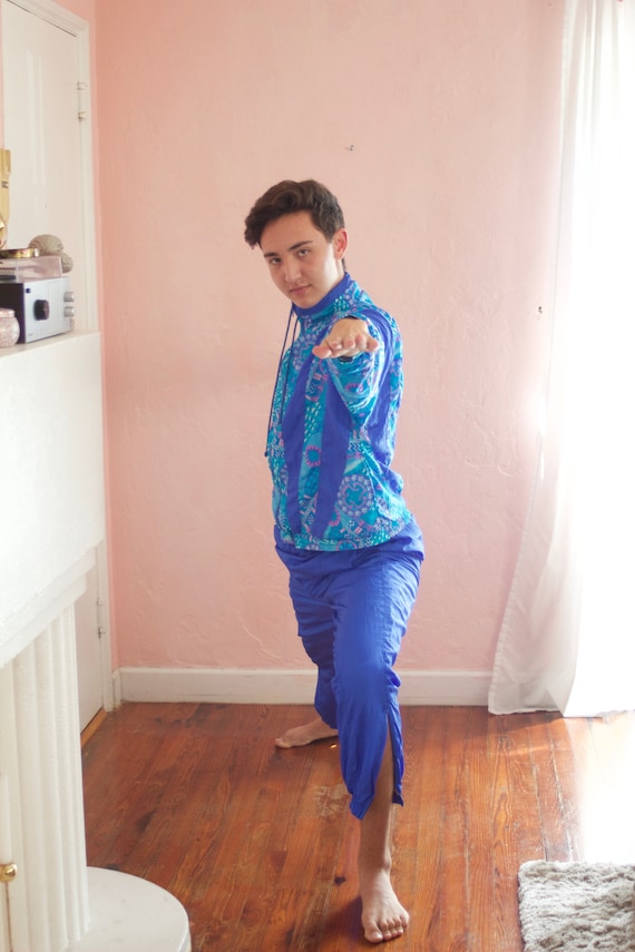 Cerulean Blue Track Suit
