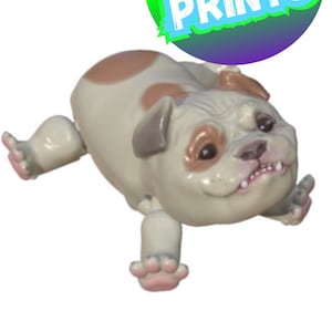 Print in Place Bulldog Flexi  STL