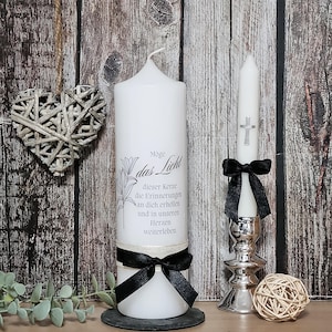 Mourning candle, memorial candle, mourning light &quot;Light of Remembrance&quot; | Various candle sizes