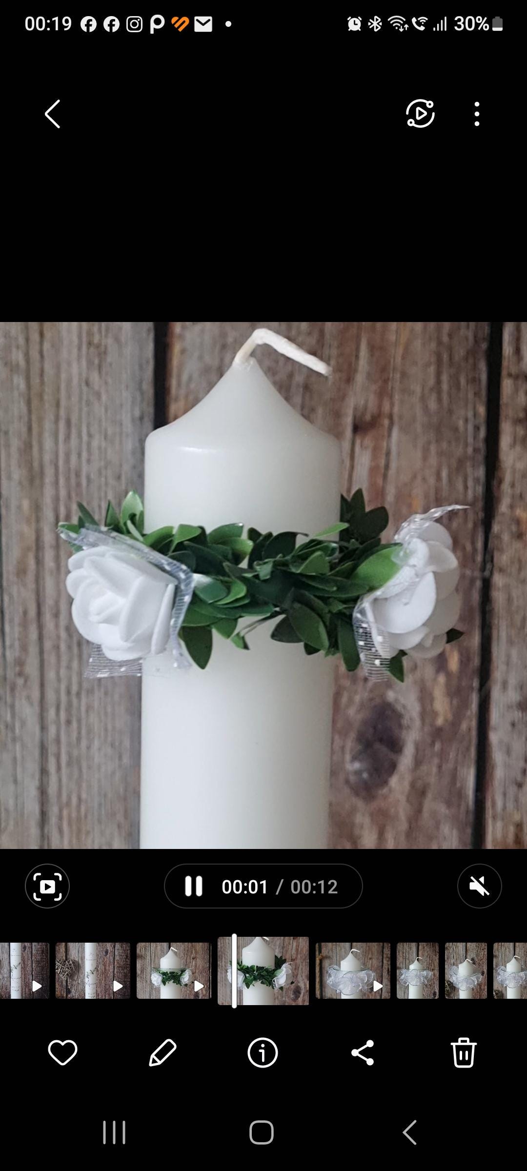 Drip Protection Baptism Candle, Communion Candle, Drip Catcher, Dripper ...
