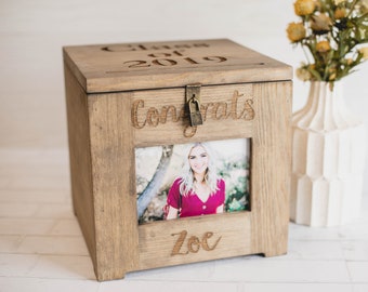 Personalized Card Box, Picture Keepsake