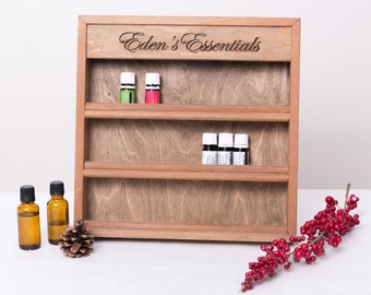 Essential Oil Storage Rack with Stand 13x13 | Personalized