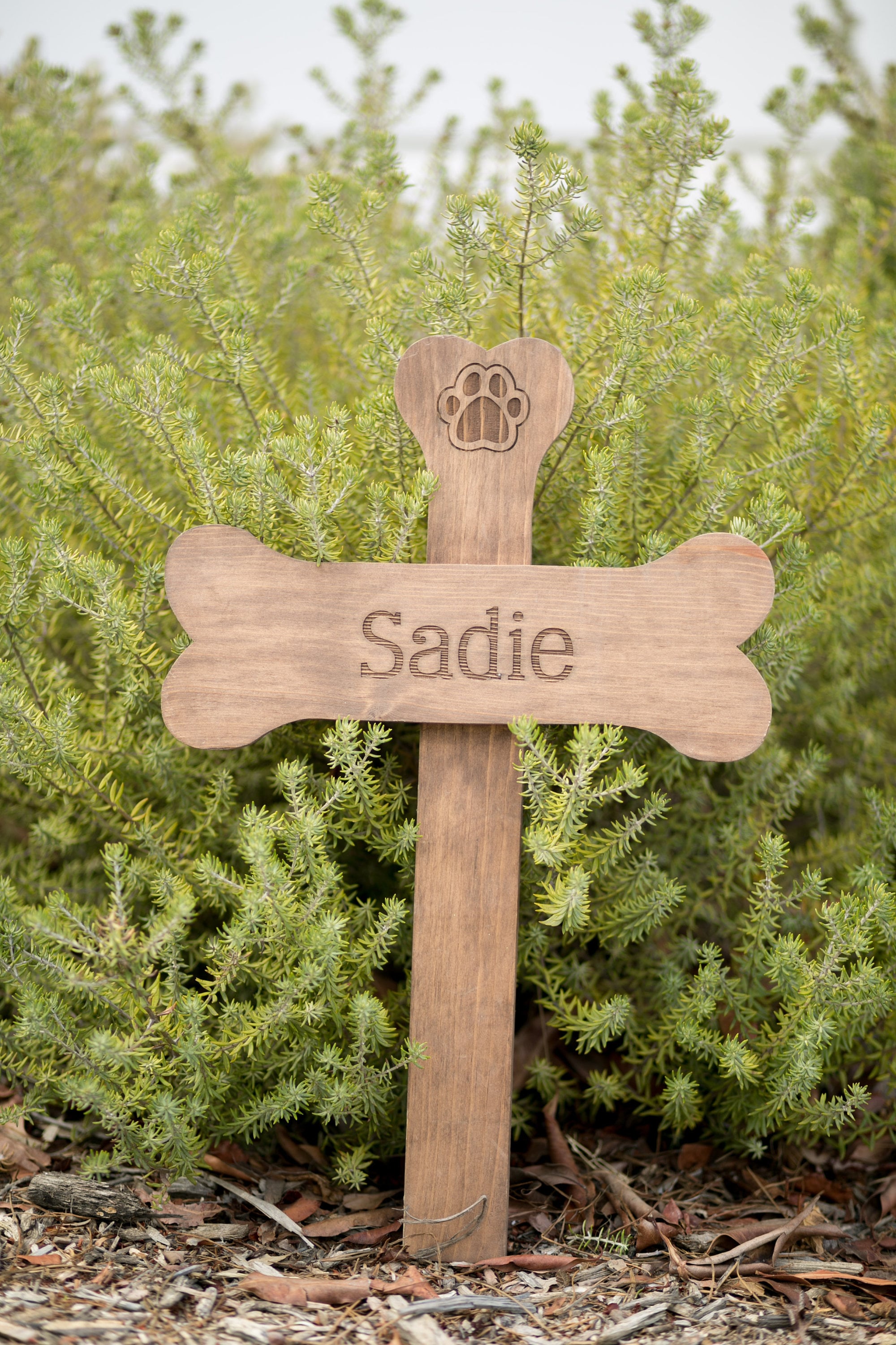 Dog Memorial Cross Custom Dog Bone Cross Personalized Pet Etsy