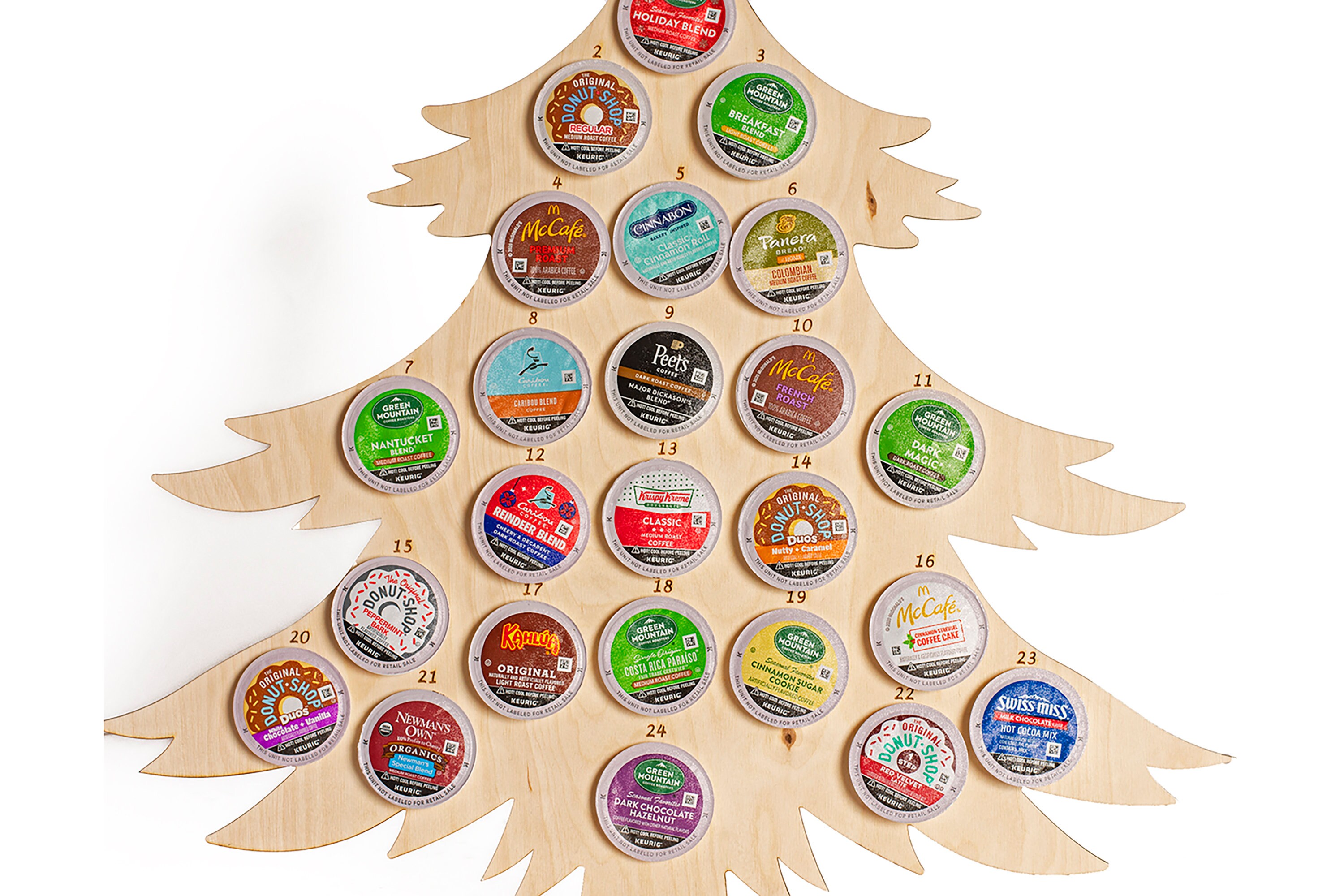 K Cup Advent Calendar Coffee Pods ARE Included - Etsy