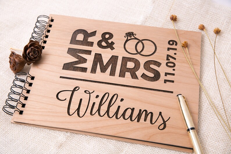Personalized Polaroid Photo Book Mr & Mrs Personalized Polaroid Photo Book Mr & Mrs