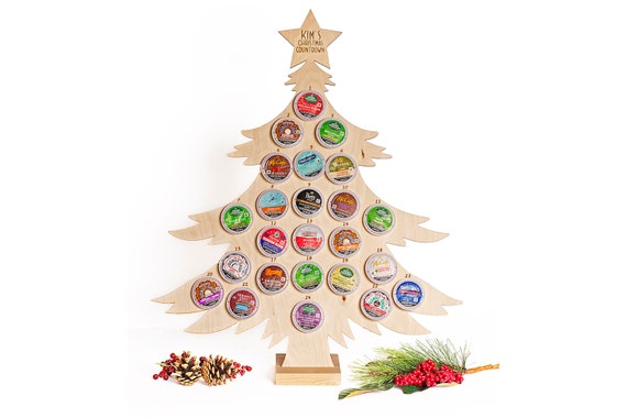 K Cup Advent Calendar Coffee Pods Added Personalized Include Coffee Pod Holder Christmas Tree - Etsy K Cup Advent Calendar Coffee Pods Added Personalized Include Coffee Pod Holder Christmas Tree - Etsy