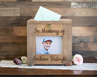 Funeral Card Box Etsy Funeral Card Box Etsy