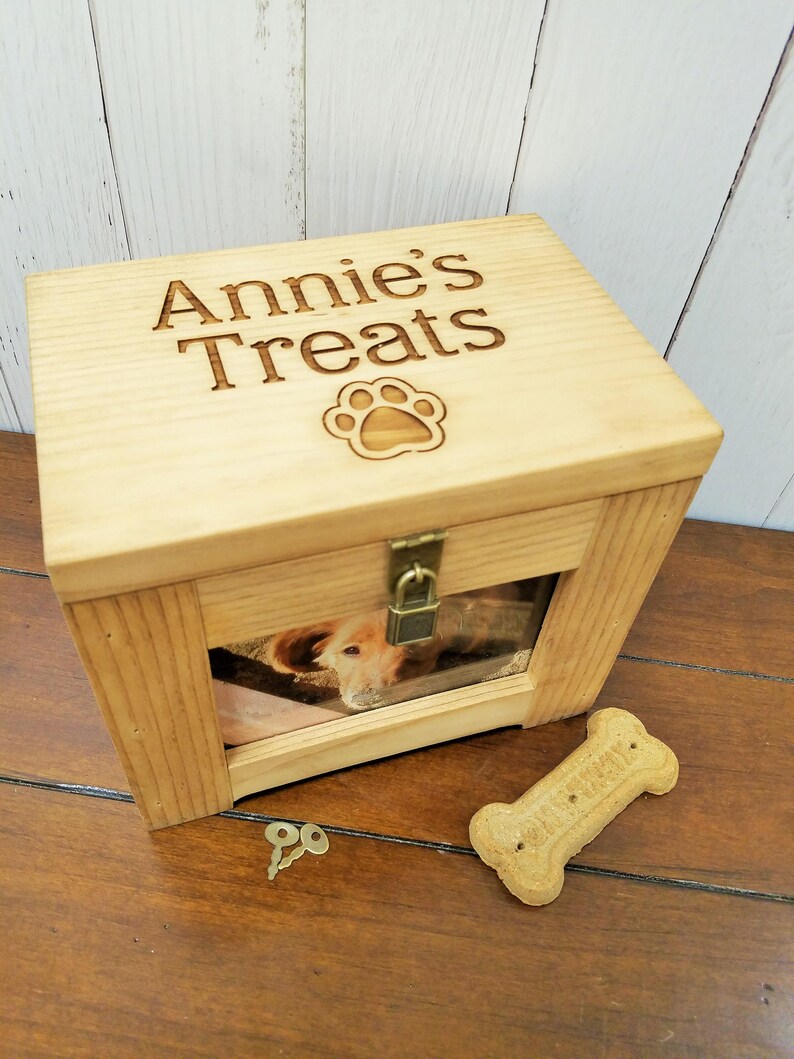 Pet Treat Storage Box with Lock Etsy