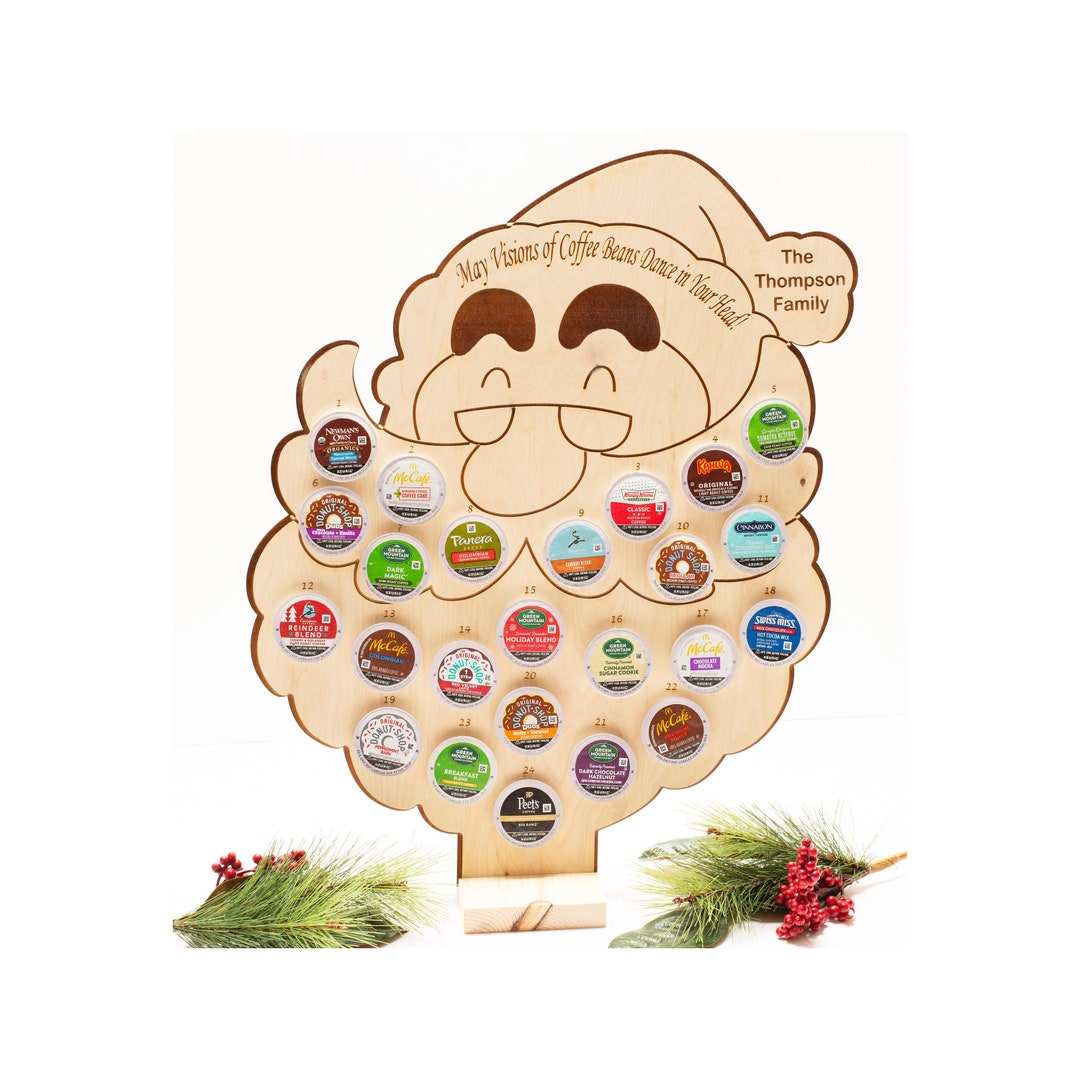 K Cup Advent Calendar Coffee Pods ARE Included Etsy K Cup Advent Calendar Coffee Pods ARE Included Etsy