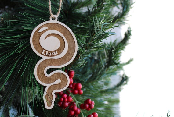 Worlds Most Awesome Son Snake - Cedar Ornament Worlds Most Awesome Son Snake - Cedar Ornament