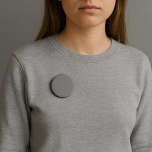 Reflekterande säkerhetsmärkesnål: 55 mm silverfärgad synlighetstillbehör