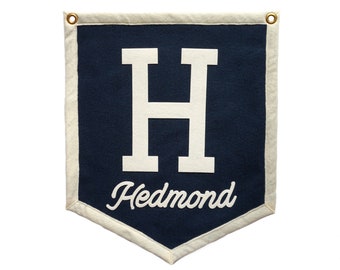 Custom Large Felt Letter & Name Banner