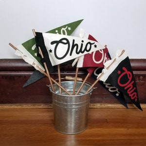 Mini Wooden Dowel Rod for Mini Pennants image 3