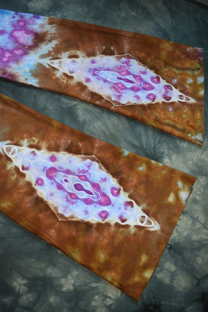 100/% Handmade Tie Dye Bamboo Flow Pants Adult Small