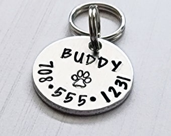 Dog Tag For Dogs, Dog ID Tag, Dog Name Tag,  Dog Tag for Collar, Dog Tag, Micro Tag for Dog, Cat ID Tag, Pet Tag, Small Pet Tag, Extra Small